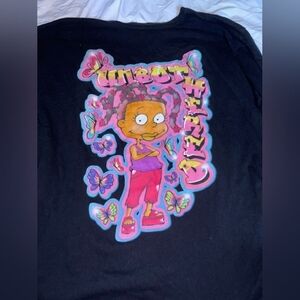 Rugrats Long Sleeve Black Graphic Tee